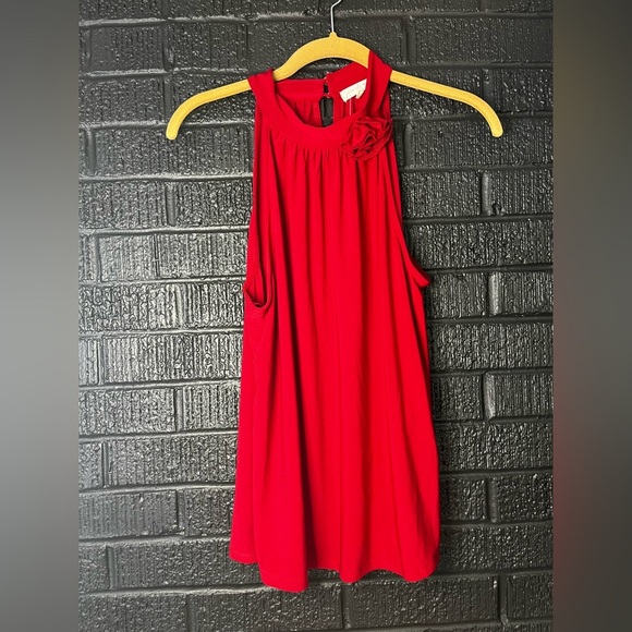 Chic Red Sleeveless Tank Top - Picture 1 of 6